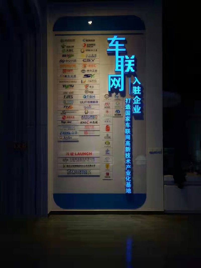 屋頂發(fā)光字